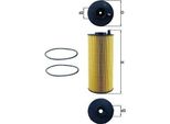 Filtro Olio Mahle Ox 1059D Cartuccia Filtrante Per Vdl Futura Per Van Hool Ex-Series Per Irizar I3 Per Solaria Urbino Ii Per Daf Cf