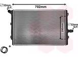 Van Wezel 58012208 Radiatore Radiatore Acqua Radiatore Motore Per Vw Golf V Hatchback (1K1) Golf Vi (5K1) Touran (1T1, 1T2) Passat Variant (3C5) Golf Plus