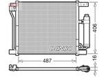 Denso DCN46021 - Condensatore Aria Condizionata Oe 921003DD0A Con Essiccatore Per Juke (F15)