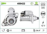 Valeo 458422 Motorino Di Avviamento 1,1 Kw Per Vw Golf Vii Hatchback (5G1, BQ1, BE1, BE2) 12 V