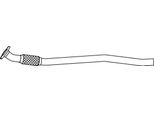 Tubo Di Scarico Dinex Per Renault Trucks Mascott Pianale/Telaio Anteriore 66128