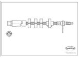 Corteco 19026370 Tubo Freno Anteriore Adatto A Peugeot 406 (8B) 406 Coupé (8C) 406 Break (8E/F)