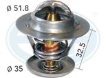 Era 350027A - Oe 1 001 993 KüHlwasserthermostat FüR Focus (Daw, Dbw), Focus (Dfw), Focus (Dnw), Galaxy (WA6), Maverick, Mondeo Ii, Mondeo Iv, Orion Iii (Gal), Tourneo Connect, Transit Connect, C-Max, Cougar, Escort V, Escort Vi, Escort Vii, Fiesta Iii, Fiesta Iv, Fiesta V, Focus C-Max (DM2), Puma, S-Max (WA6), Focus Ii, Transit Tourneo