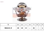 Termostato Eps Refrigerante 82 °C Per Toyota Corolla Liftback (E11) Per Nissan Primera (P11) Per Daihatsu Fourtrak (F7, F8)