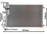 Van Wezel 13015290 Condensatore Climatizzatore Condensatore Climatizzatore Per Nissan Qashqai / Qashqai +2 I (J10, NJ10) +Essiccatore