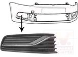Van Wezel Griglia Di Ventilazione Griglia Paraurti Per Vw Polo Hatchback (6R1, 6C1) Cromo