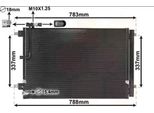 Van Wezel 03005389 - Oe 4H0260403D Condensatore Aria Condizionata Con Essiccatore Per A8 (4H)