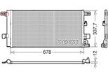 Condensatore Aria Condizionata Denso DCN02001