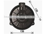 Prasco HD8318 - Motore Soffiatore Oe 79310SR3A00 Per Accord V, Civic V, Civic Vi, Crx Iii (Eg, Eh), Insight (Ze), Integra (DC2, DC4), Prelude