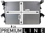 Mahle Cr 805 000P - Oe 7E0121253D Radiatore, Raffreddamento Motore Per T6
