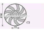 Prasco AI7519 - Ventola Radiatore Oe 8K0959455G Per A5 (8T), A4 (8K), A5 (8F), A6 (4G), Q5 (8R), A7 (4G), Macan (95B), Exeo (3R)