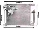 Van Wezel 13015401 Condensatore Climatizzatore Condensatore Climatizzatore Per Nissan Juke (F15) + Essiccatore
