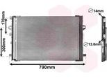 Van Wezel 30015701 Condensatore Climatizzatore Condensatore Climatizzatore Adatto Per MERCEDES-BENZ Classe B (W246, W242) + Essiccatore