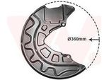 Van Wezel Parafango Disco Freno Per Vw Golf Vii Hatchback (5G1, BQ1, BE1, BE2) Anteriore Destro 0336372 Piastra Di Ancoraggio