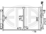 Era 667140 - Oe 20 759 647 Klimakondensator Mit Trockner FüR Captiva, Antara (L07)