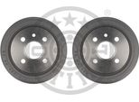 2X Optimal Tamburo Freno Posteriore BT-0130 Per Opel Astra G Cc (T98) Kadett C Coupé