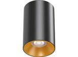 Faretto Led A Plafone Plafoniera 230V Luce A Plafone Spot A Plafone GU10 Oro Spot A Plafone Rotondo Nero/Oro Presa GU10 Senza Luminaire