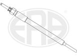 Era 886052 Candela Di Preriscaldamento Diesel Per Toyota Auris (NRE15, ZZE15, ADE15, ZRE15, NDE15)
