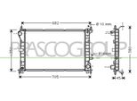 Prasco FD420R003 - Oe 1061191 Radiatore, Raffreddamento Motore Per Focus (Daw, Dbw), Focus (Dnw), Focus (Dfw)