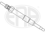 Era 886005 Candela Di Preriscaldamento Diesel Per Opel Zafira B (A05)