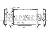 Prasco OP410R003 - Oe 1300269 Radiatore, Raffreddamento Motore Per Astra H, Astra (A04), Zafira B