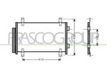Prasco CI952C001 - Condensatore Per Aria Condizionata Oe 6455EC Con Essiccatore Per Jumper, Ducato, Boxer
