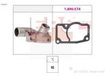Eps Termostato Liquido Di Raffreddamento 92°C Per Opel Astra G Cc (T98) Zafira A (T98) Astra G Caravan (T98) Astra G Cabriolet (F67) Astra G Coupé (T98)