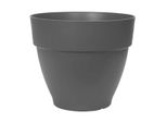 Elho Vaso Da Fiori Vibia Campana Rotondo 55 Cm, Antracite