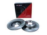 2X Maxgear Disco Freno Posteriore 19-1854 Per Honda Civic Viii Hatchback (Fn Fk)