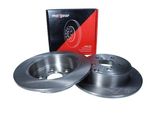2X Maxgear Disco Freno Posteriore 19-2453 Per Toyota Corolla Notchback (E15_)