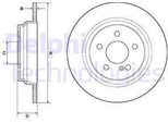 2X Disco Freno Posteriore Delphi MERCEDES-BENZ Sl R230