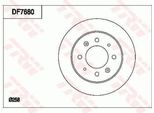 2X Disco Freno Trw DF7680 Per Kia Cerato (Ld) Cerato Notchback (Ld) 41 5Mm