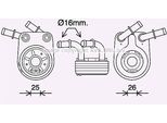 Prasco FT3458 - Radiatore Olio Oe 55180933 Per 147 (937), 156 (932), Bravo, Doblo, Multipla, Stilo