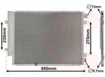 Van Wezel 83015704 - Oe 976063E900 Condensatore Aria Condizionata Per Sorento I (Jc)