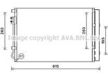 Prasco KAA5280D - Oe 976061W000 Condensatore Aria Condizionata Con Essiccatore Per Accent Iv (Rb), Solaria (Hcr), Rio Iii (Ub)