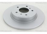 2X Disco Freno Triscan 8120 101087C Per Renault Per Kadjar (Ha_ Hl_) 47Mm