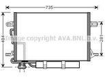 Prasco MSA5307D - Oe 2115000154 Condensatore Aria Condizionata Con Essiccatore Per Cls (C219), Classe E (W211), Classe E (VF211), Classe E (S211)