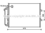 Prasco RTA5454D - Oe 8200448252 Condensatore Aria Condizionata Con Essiccatore Per Twingo Ii (CN0)