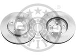 2X Disco Freno Optimal BS-9078C Anteriore Per Nissan NV200 / Evalia Bus Leaf (ZE1_)