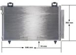 Mahle Ac 814 000S - Oe 8845005100 Condensatore Aria Condizionata Con Essiccatore Per Avensis (T25)