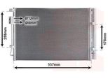 Van Wezel 82015700 - Oe 97606C8000 Condensatore Aria Condizionata Con Essiccatore Per I20 (Gb, Ib)