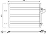 Valeo 814390 - Condensatore Aria Condizionata Oe 1693590 Con Essiccatore Per Focus Iii, C-Max, Grand C-Max