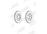 2X Disco Freno Jurid 562962JC Per Isuzu D-Max I Pickup (Tfr Tfs) Kb Pickup