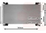 Van Wezel 56015702 - Oe 8846053040 Condensatore Aria Condizionata Con Essiccatore Per Is Ii (E2)