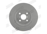 2X Disco Freno Jurid 562422JC Per Toyota Yaris Hatchback (_P9_) 25Mm 7 3Kg