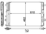 Mahle Ac 446 000S - Oe A2465000054 Condensatore Aria Condizionata Con Essiccatore Per Classe Gla (X156), Cla (X117), Classe A (W169), Classe A (W176), Classe B (W246), Cla (C117)