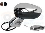 Van Wezel 1075825 Specchietto Esterno Sinistro Per CitroËN DS3 Convesso Riscaldato Cromato