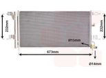 Van Wezel 03015704 - Oe 8W0816411Q Condensatore Aria Condizionata Con Essiccatore Per A6 (4A), A5 (F5), A4 (8W)