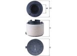 Mahle Lx 4249 - Filtro Aria Oe 8K0133843L Per A4 (8K), A5 (8T), A5 (8F), Q5 (8R)