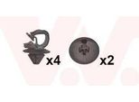 Van Wezel 4371797 - Oe 600372059R Kit Di Montaggio, Cofano Per Twingo Ii (CN0)